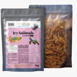 IryAnimals Juvenil 50g — Peixes e Tartarugas 3 em 1