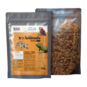 IryAnimals Baby 50g — Répteis e Aves 3 em 1 — frente e verso