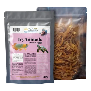 IryAnimals Juvenil 120g — Peixes e Tartarugas 3 em 1